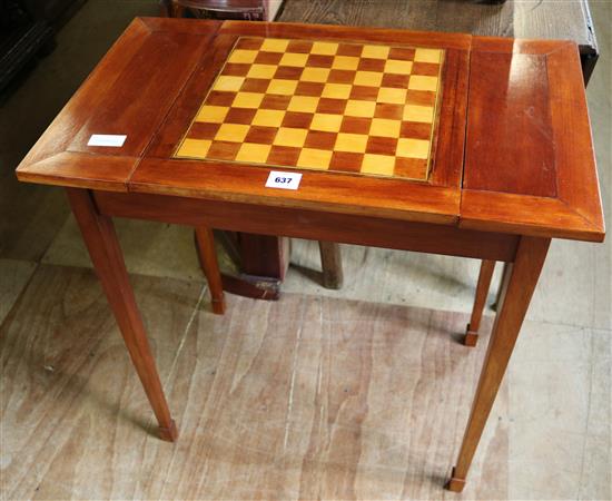 Games table